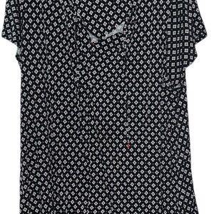 Anne Klein Black and White Shift Dress